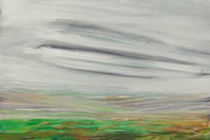Rafat Asad, Marj Ibn Amer #16, 2015, acrylic on canvas, 60 x 60 cm