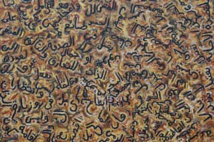 Fouad Agbaria, Nostalgia, 2015, acrylic on canvas, 120 x 120 cm