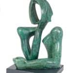 Sana Farah Bishara, Untitled, bronze cast, 56 x 40 x 20 cm