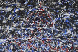 Nasser Soumi, Visages de Jerusalem II, 2014, acrylic on paper, 54 x 74 cm