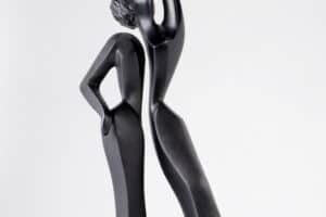 Sana Bishara, Justice, 2013, bronze, 52 x 21 x 11 cm
