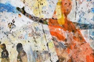 Tayseer Barakat, Unknown #10, 2018, acrylic on canvas, 31 x 27 cm