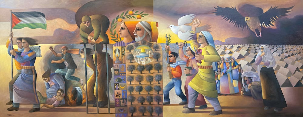 famous palestinian art