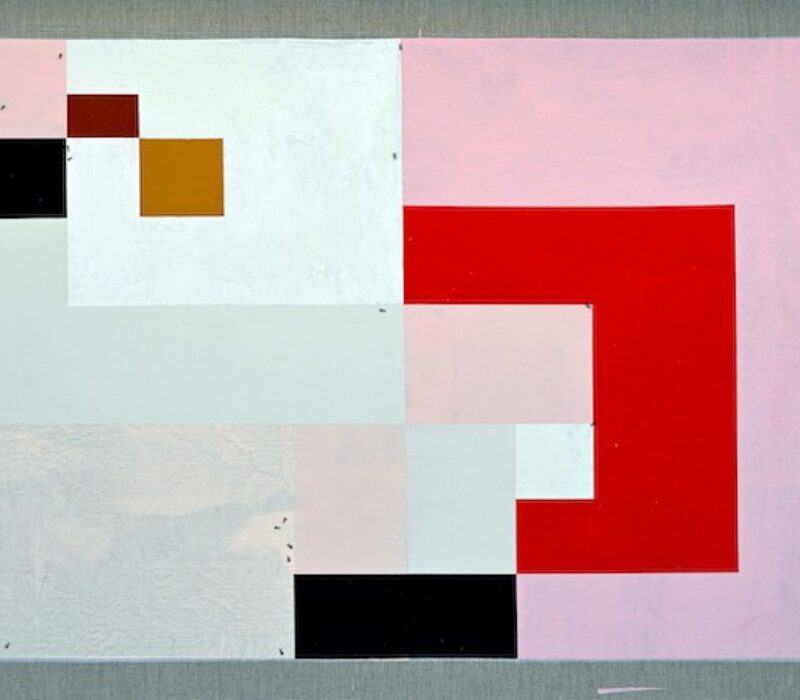 Ruba Salameh, Lisa (2020), acrylic on linen, 87 x 133 cm