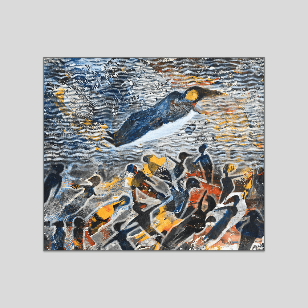 Tayseer Barakat Gaza Beach Canvas Print