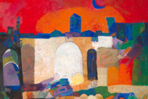 Samir Salameh, Untitled (2000), oil on canvas, 145 x 147 cm